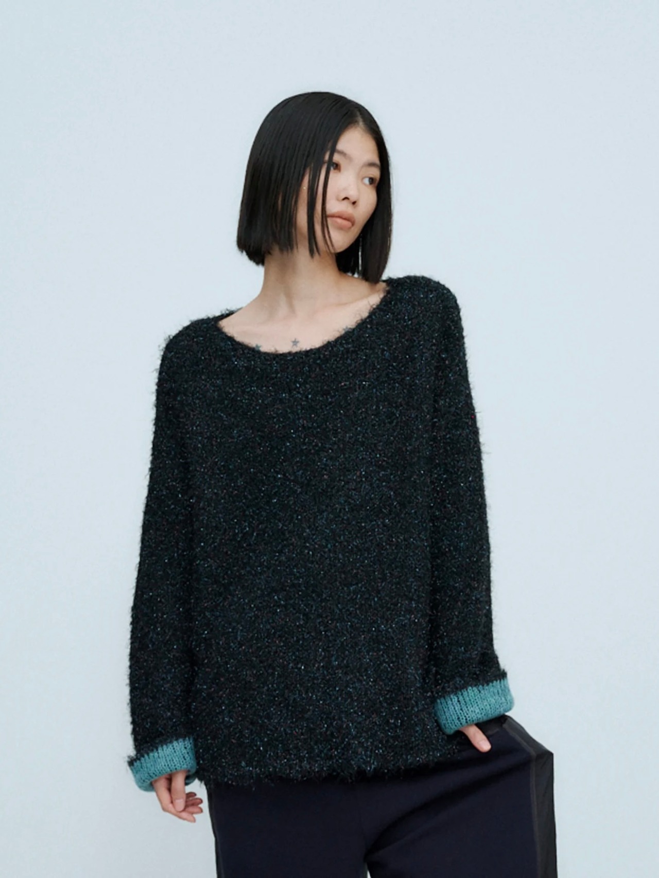 THINGS THAT MATTER　シングスザットマター  / SPARKLY OVER KNIT PULL-OVER - 6