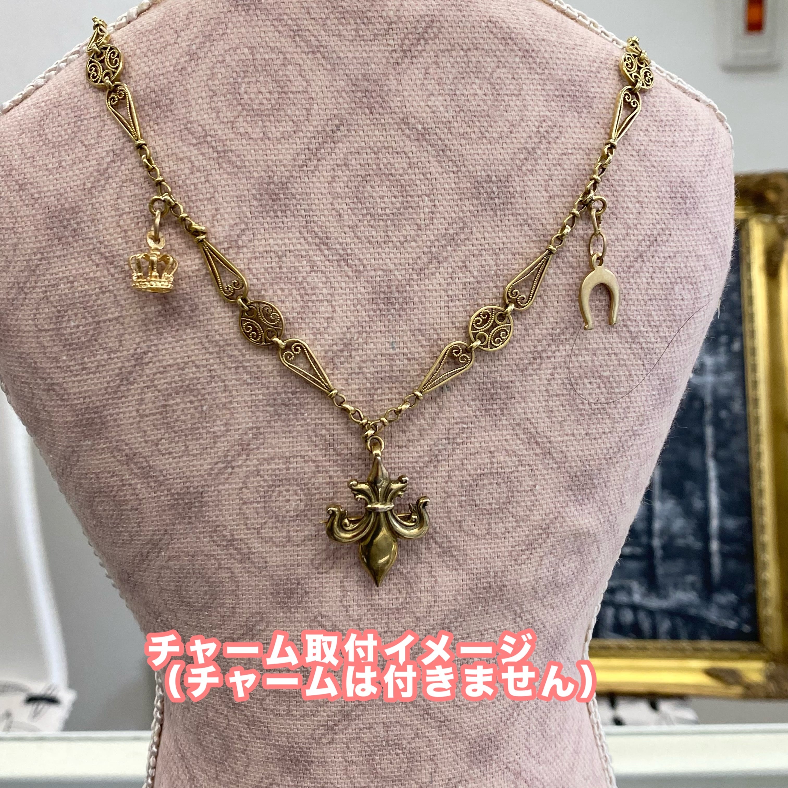 アンティークジュエリー DRN00093 フランス アンティーク 18金 K18