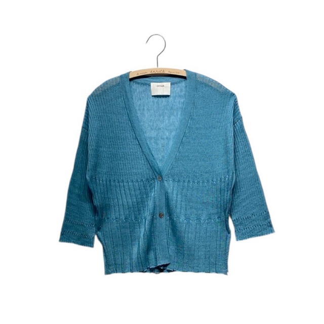 【リネンニットカーディガン】KNIT231