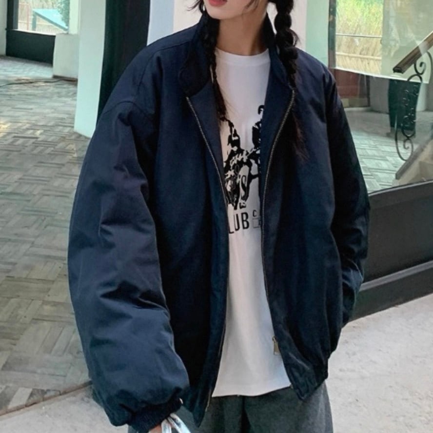 ジップアップ オーバーサイズ ジャケット SA10109