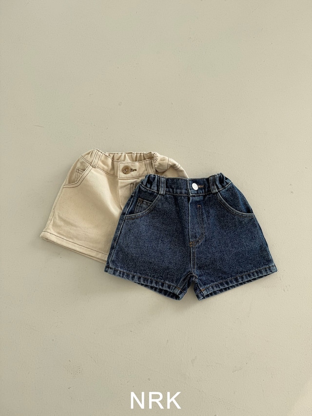 【取寄】NRK｜denim shorts｜デニムショートパンツ｜XS-4XL｜kids&jr｜26 summer