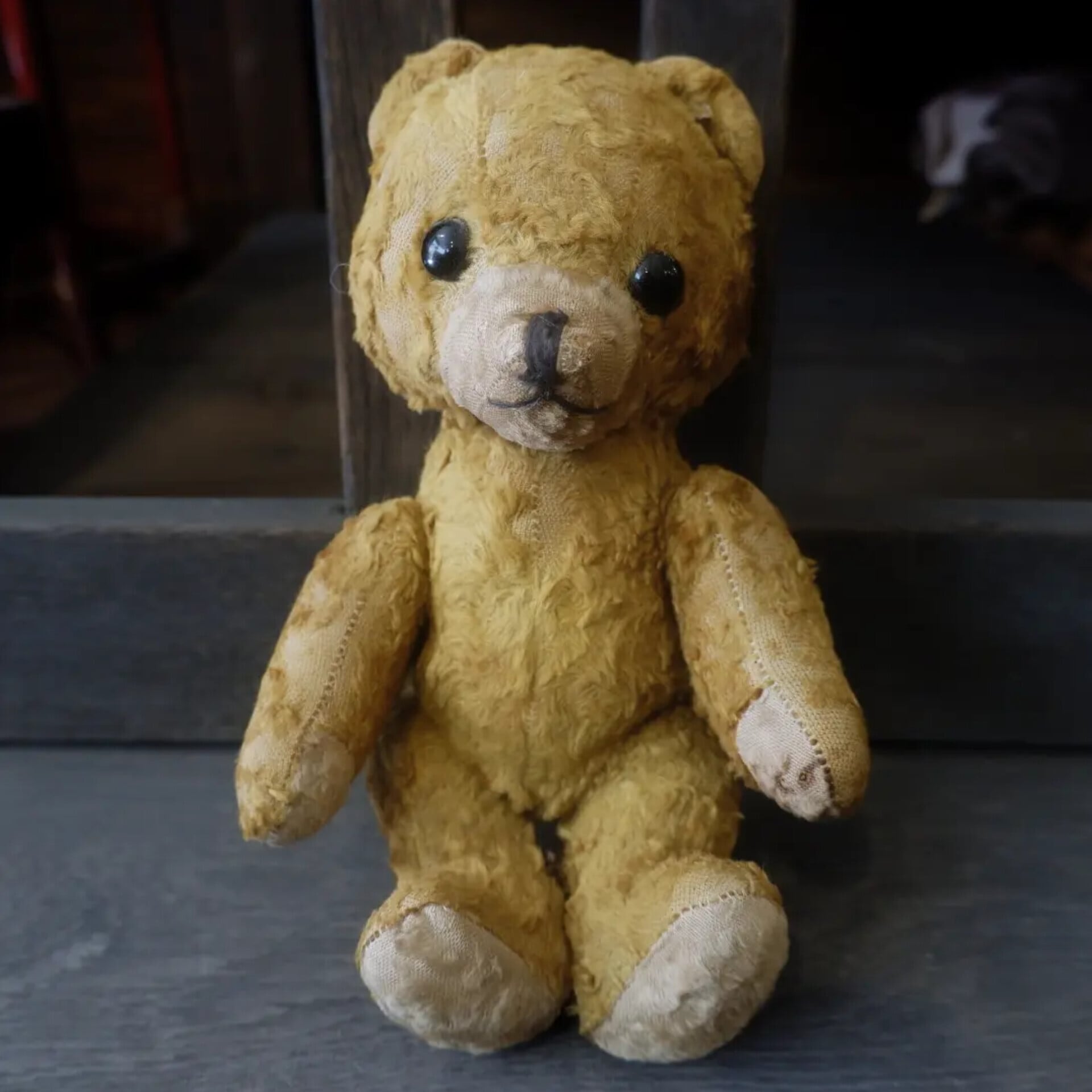 テディベア額絵 デボラ・ジョーンズ 作品アンティークヴィンテージ