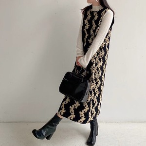 jacquard jumper skirt 12005