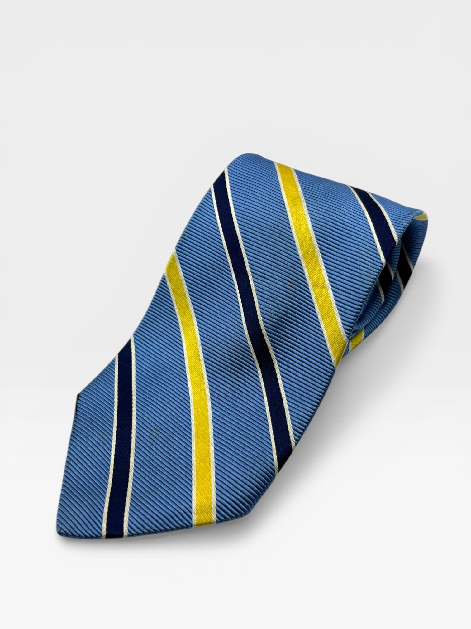 【Used】“Brooks Brothers” Regimental Stripe Tie Made in USA