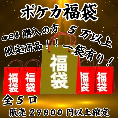 ポケカ福袋　web購入の方限定商品！　28000円　ポケモンカードゲーム