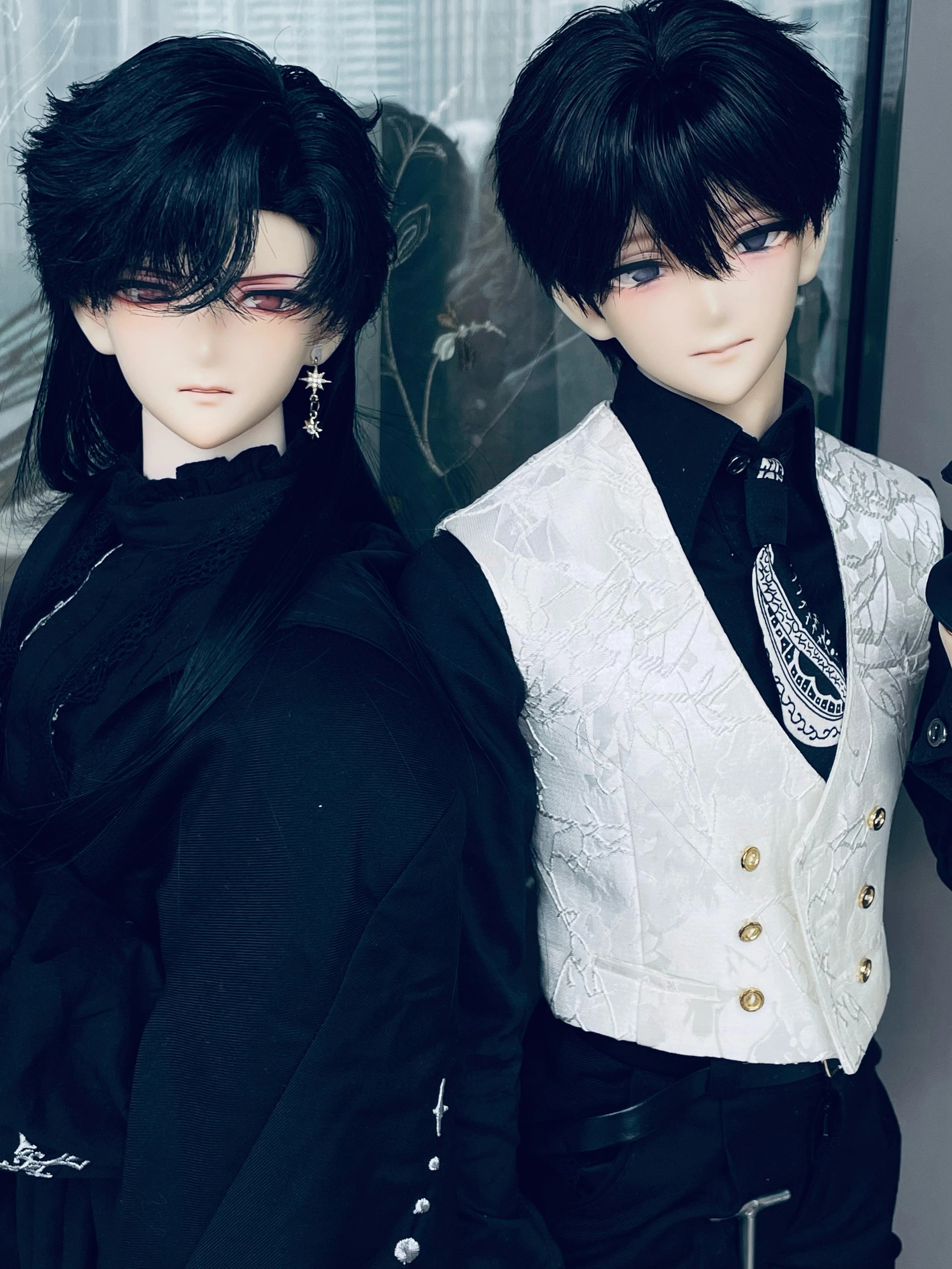 ヘッドのみ！ 【Black_White】黑白自制 Black_White自制 三分二次元单