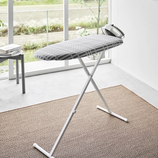 北欧風 暮らしの定番 おてがるプレス チェックグレー 山崎実業 2844 yamazaki