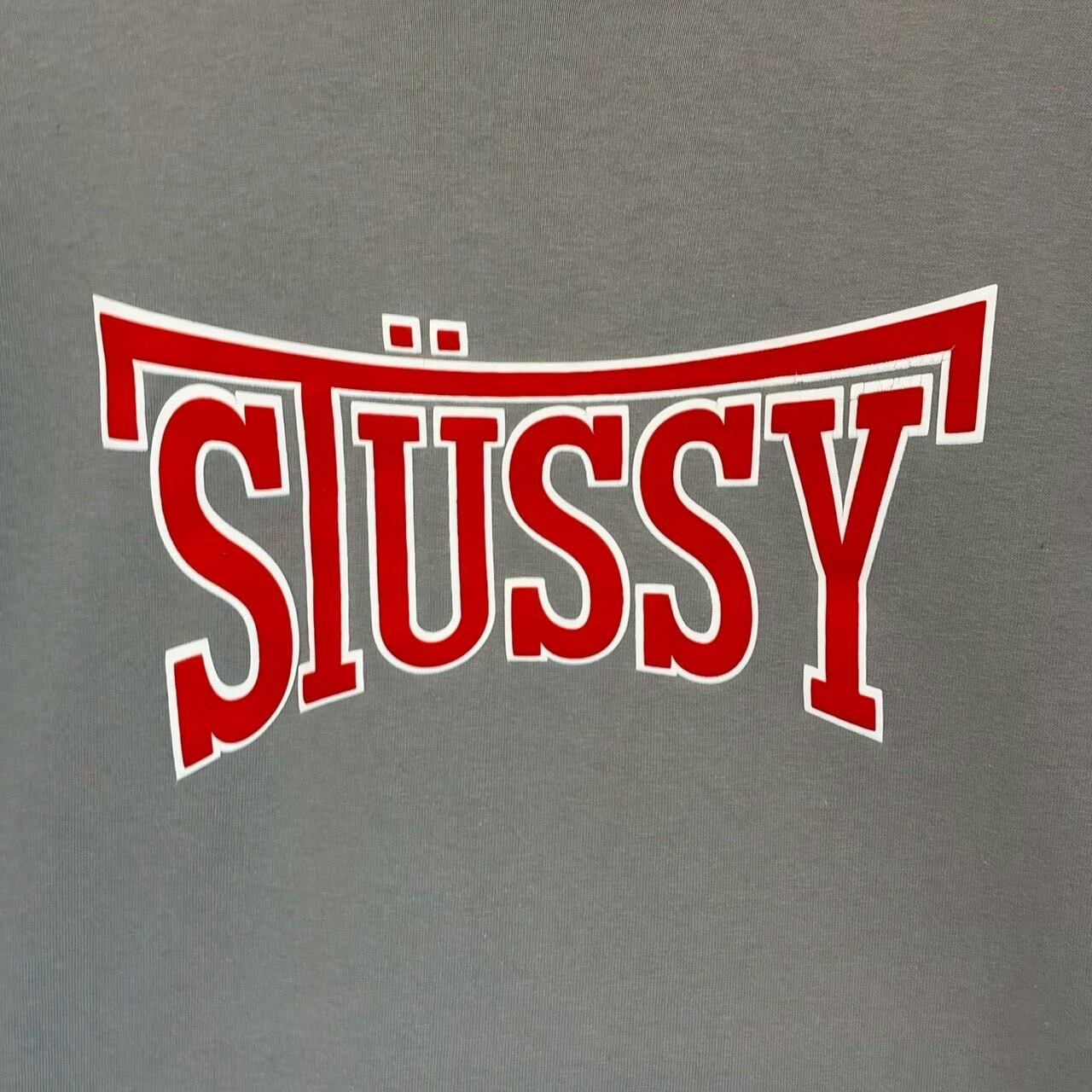 stussy ステューシー Tシャツ L センターロゴ プリント USA製 90s