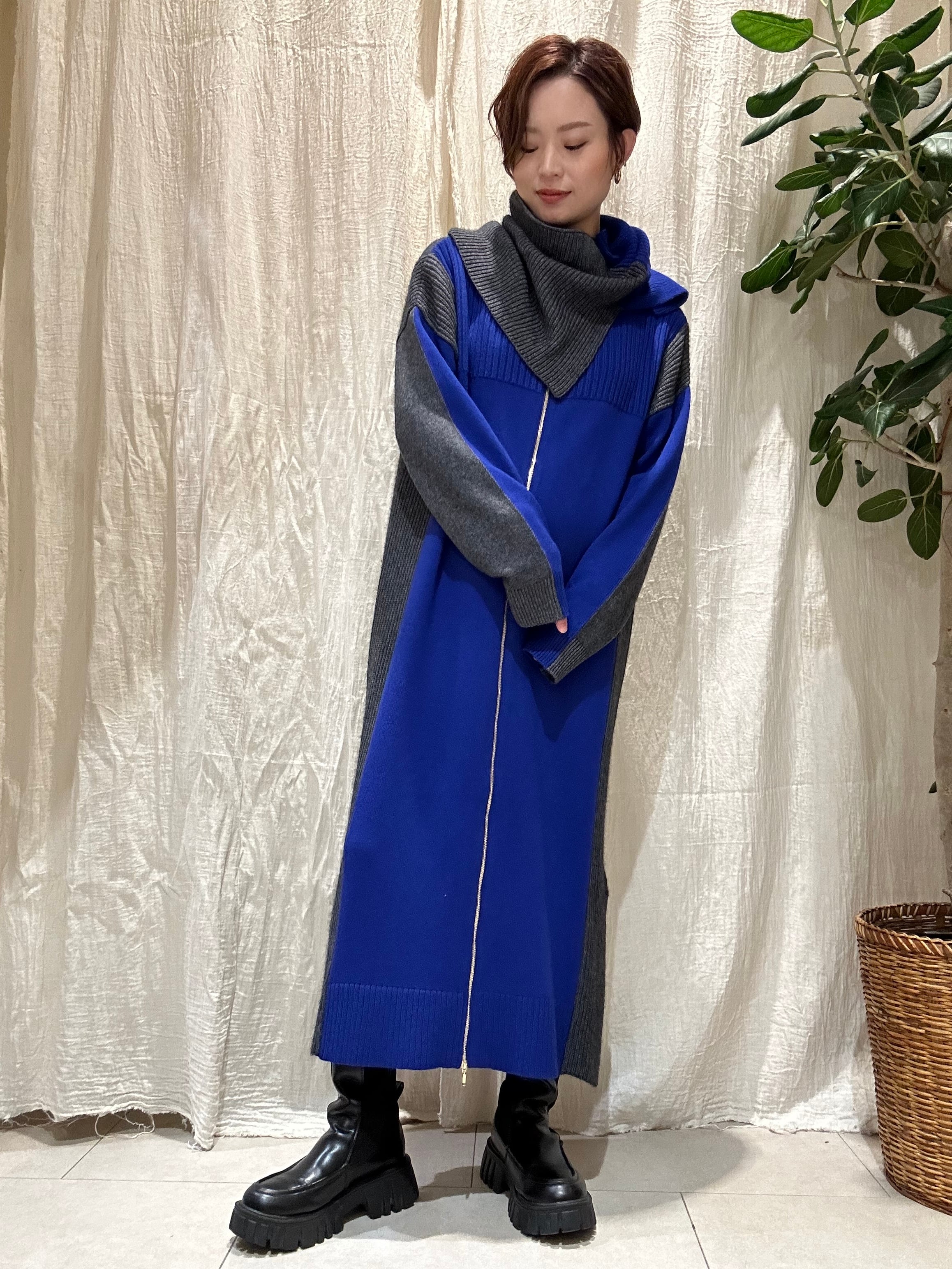 4wayバイカラーロング丈ニット EN'DAY(エンデイ) | EARL