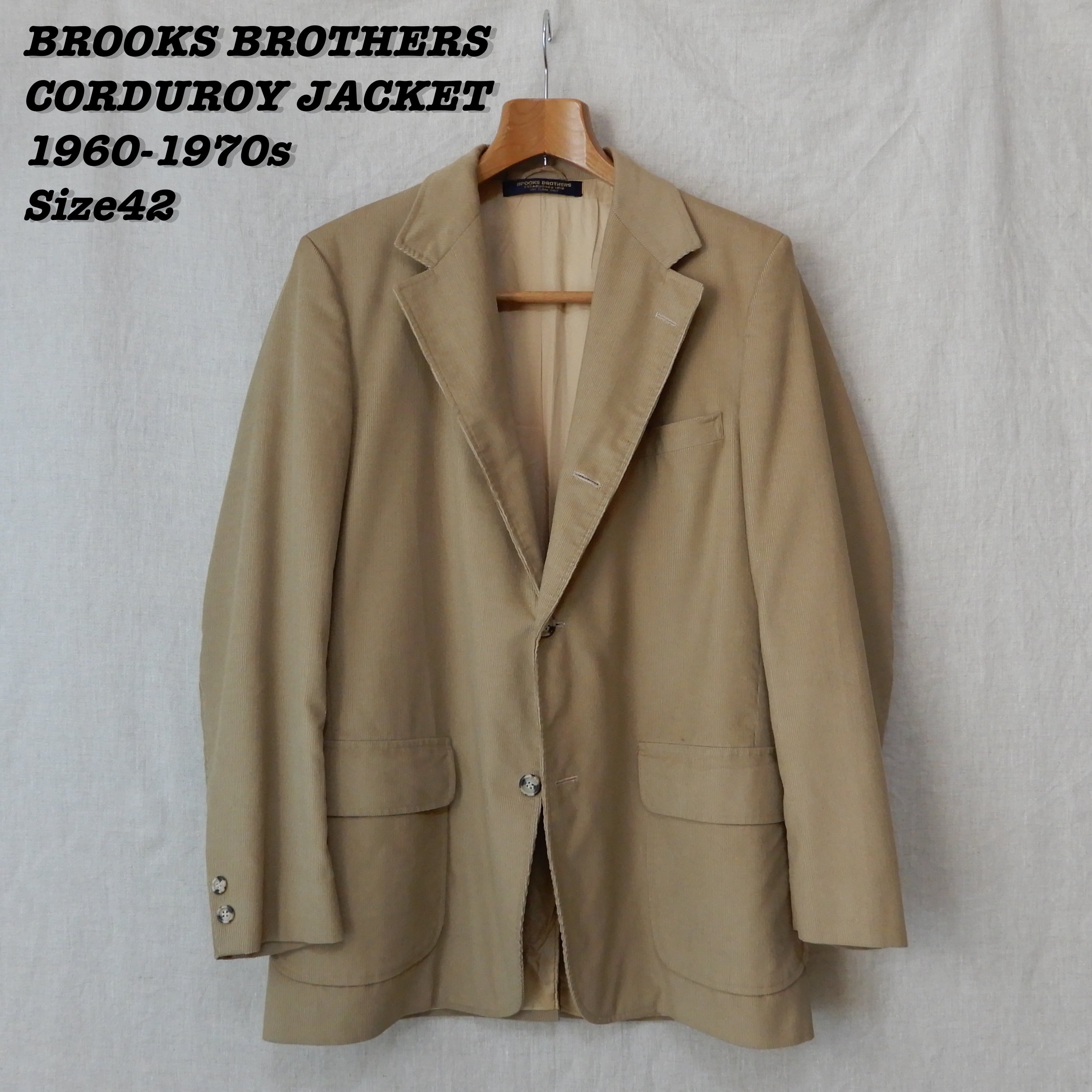 BROOKS BROTHERS Corduroy Jacket 1960-70s - テーラードジャケット