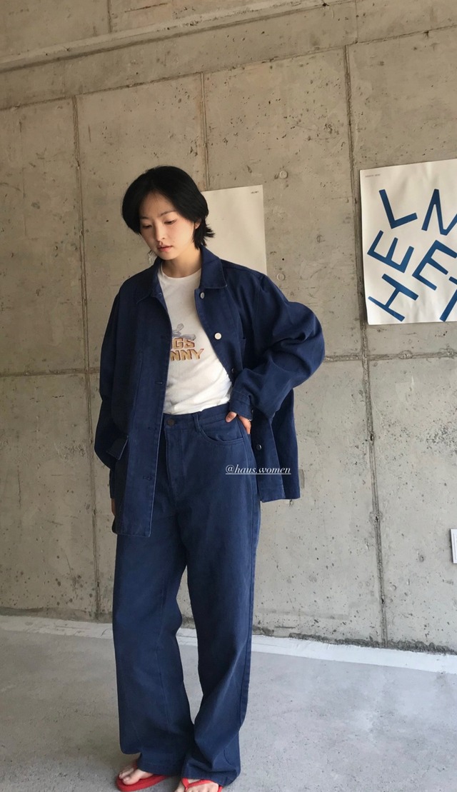 (予約) HAUS / Aneta washing pants 2color