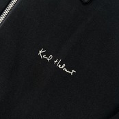 Karl Helmut カールヘルム ジップアップ スウェット ジャケット サイズ L /ブラック/ワッペン/ピンクハウス/日本製