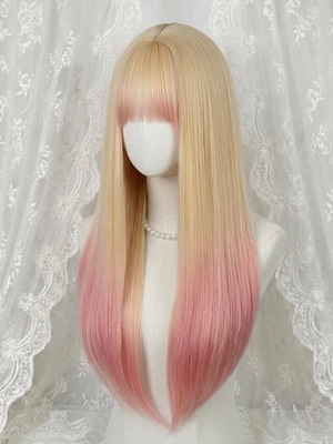Basic - Peach Veil Blonde【商品番号 1023】レースフロントなし×