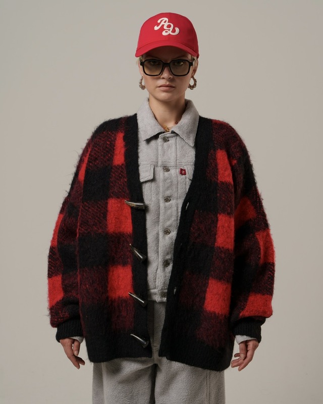 【Release 10.22 Wed～】Moist Touch Knit Cardigan / Red
