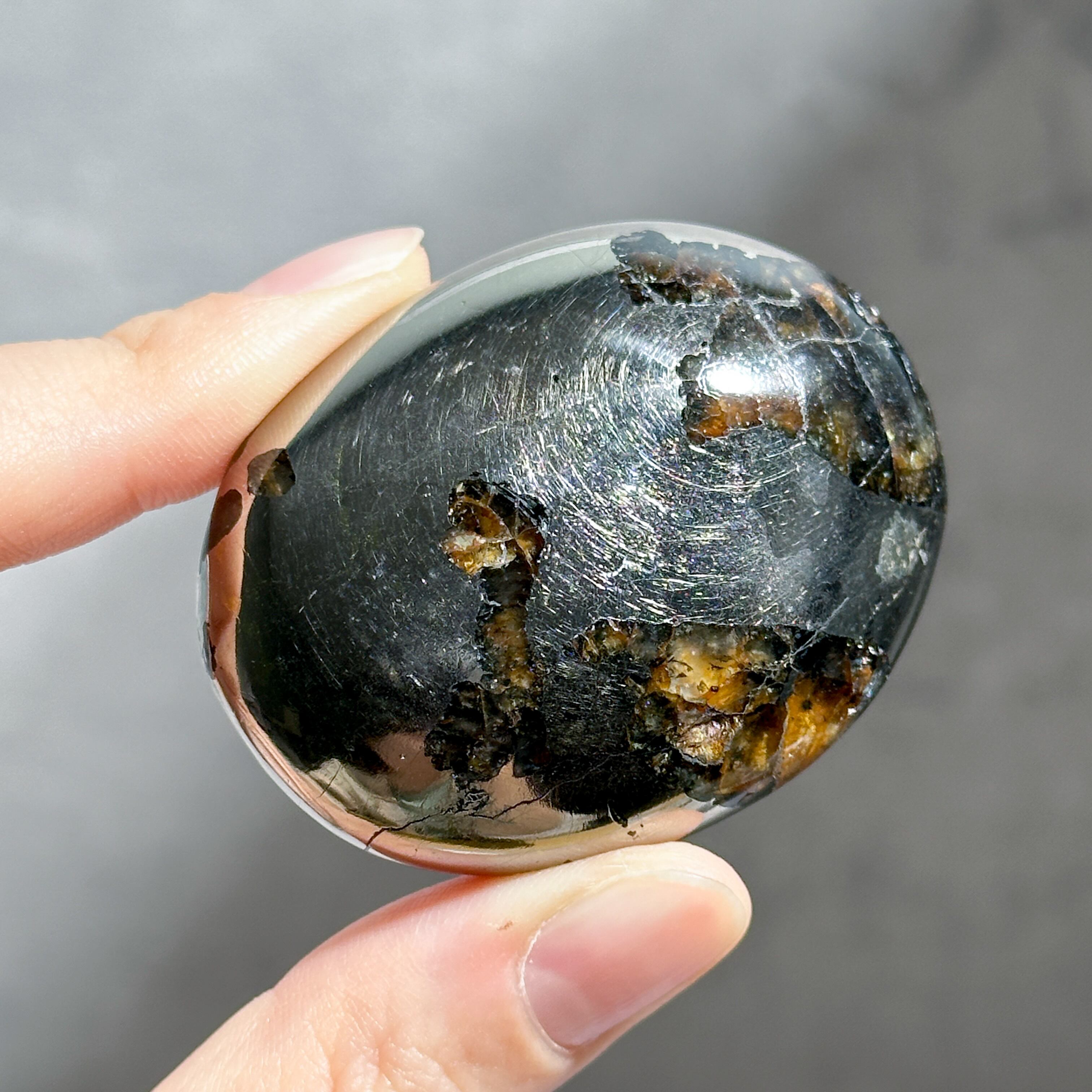 パイライト with クォーツ パーム25 ◇Pyrite with Quartz◇天然石