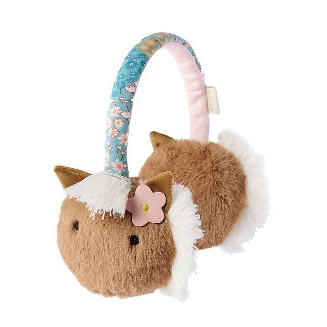 E2499B-Peggy Pony Earmuffs-BROWN
