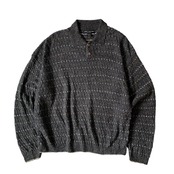 "LIBERTY SWEATERS" knit polo made in USA
