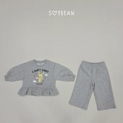 韓国子供服 / 26Autumn / soybean / bunny フリル セットアップ / キッズ服 / 秋服 *XS~XL*