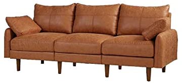 3人掛け ソファ ロースタイルでも 座面取り外し可能 ソファー ブラウン 3P