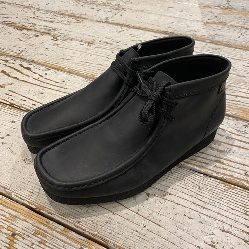 Clarks Wallabee high - Leather Black