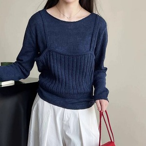 シアーニット＆リブキャミ 2SET B0193