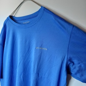 コロンビア　OMNI-WICK　クルーネックTシャツ　半袖　ブルー　L