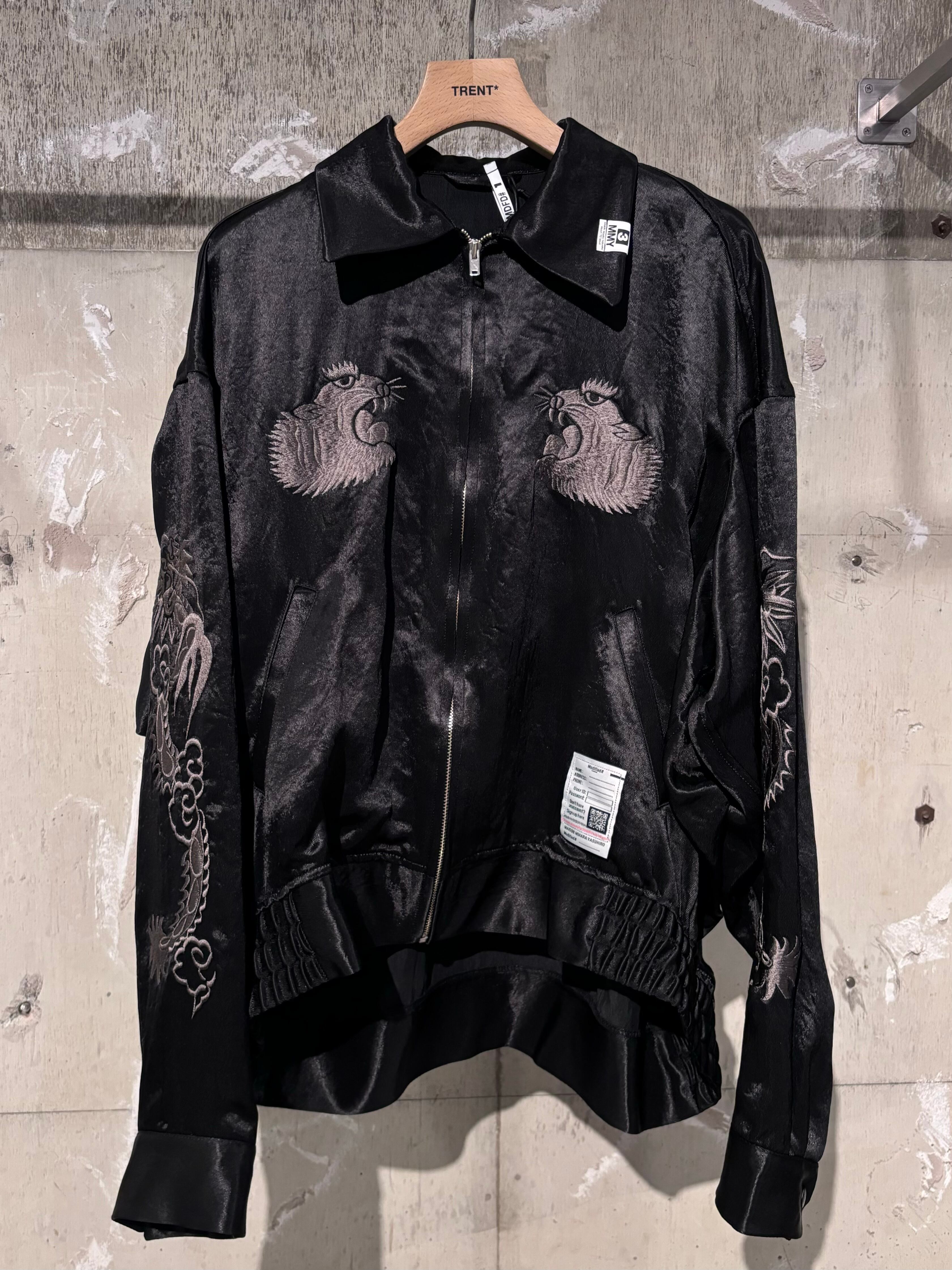 新品】24AWメゾンミハラヤスヒロ フェードスカジャン 黒 46（24AW 