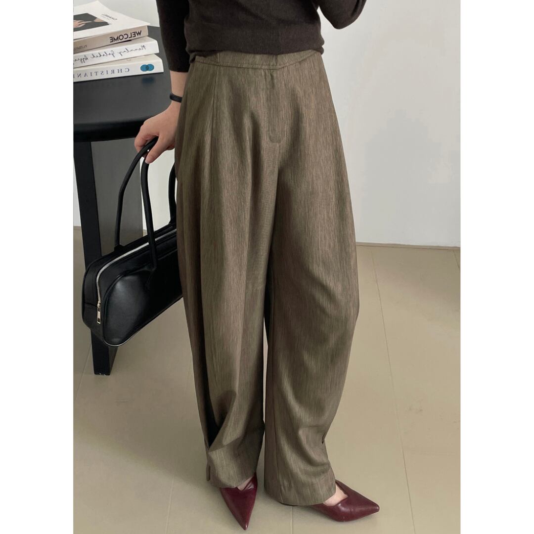 High Waist Wide Leg Pants k0715