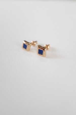 [R.ALAGAN]TINY STONE STUDS BLUE LAPIS