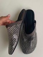 【新作5%OFF・3日間】Beads-Mesh Mule _3colors