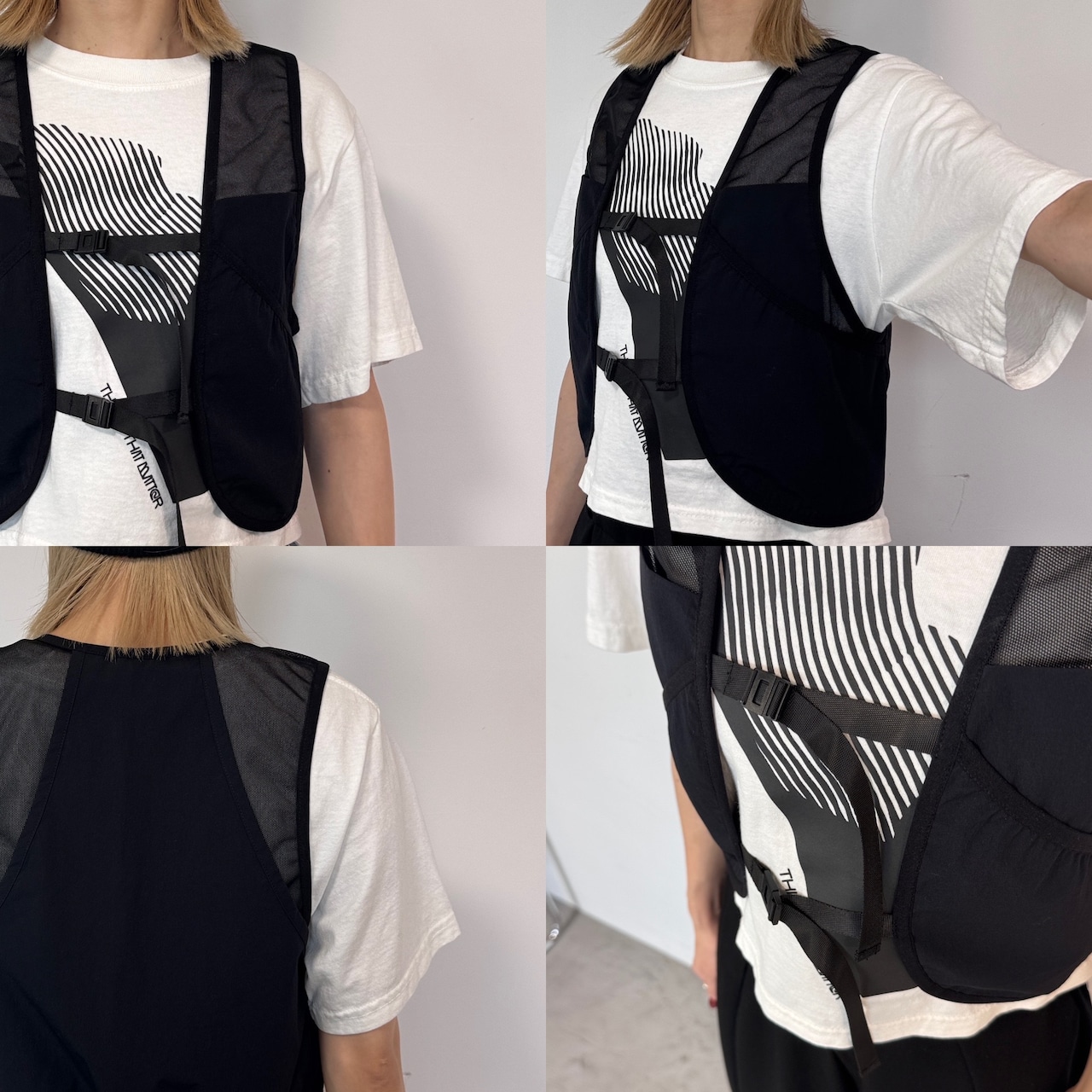 【受注予約1週間】メッシュドッキングトレイルショートvest/ブラック