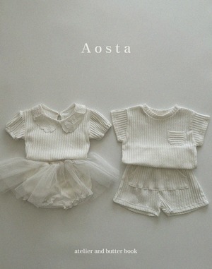 【Aosta】バターブックTシャツ