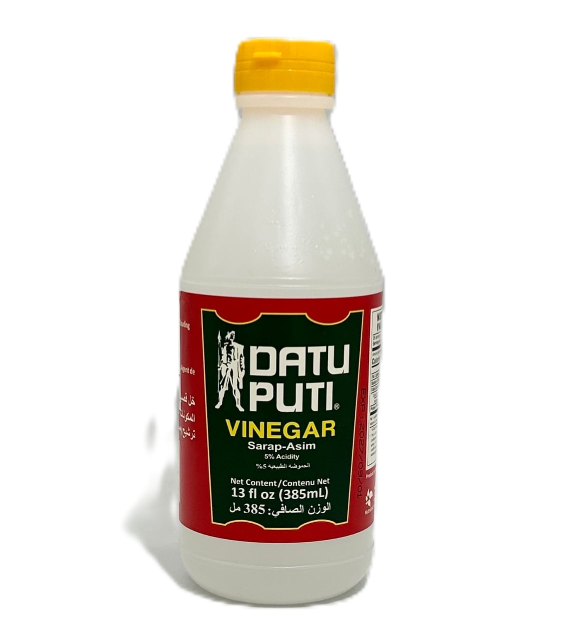 DATU PUTI VINEGAR 385ml【ダトゥプティ ビネガー】