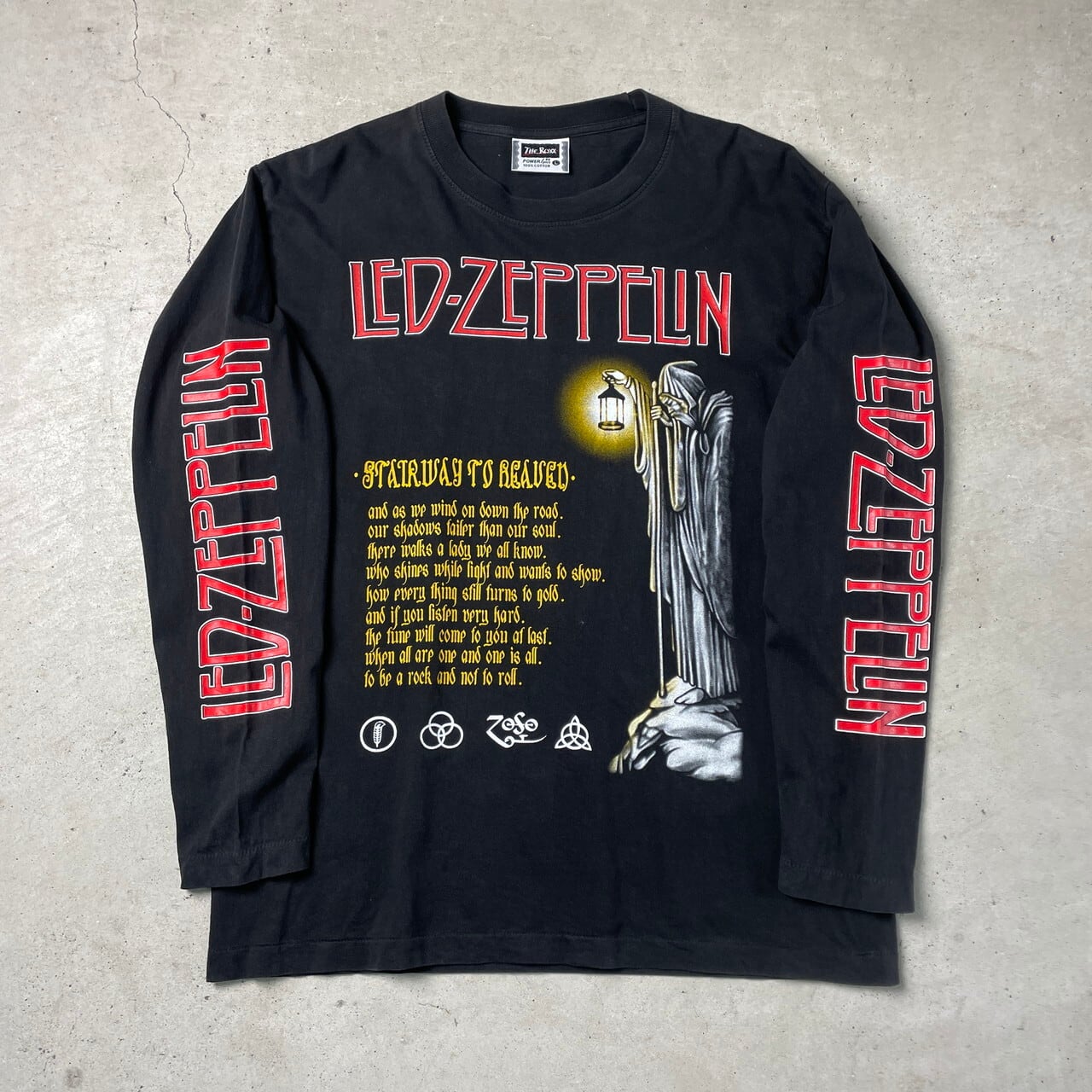 80' LED ZEPPELIN  Tシャツ ヴィンテージ ブラック