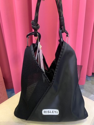 リズレイ RISLEY risley トライアングルフリルメッシュBAGミニ