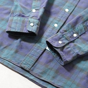 90s Ralph Lauren black watch "The Big Shirt" [XL] 古着