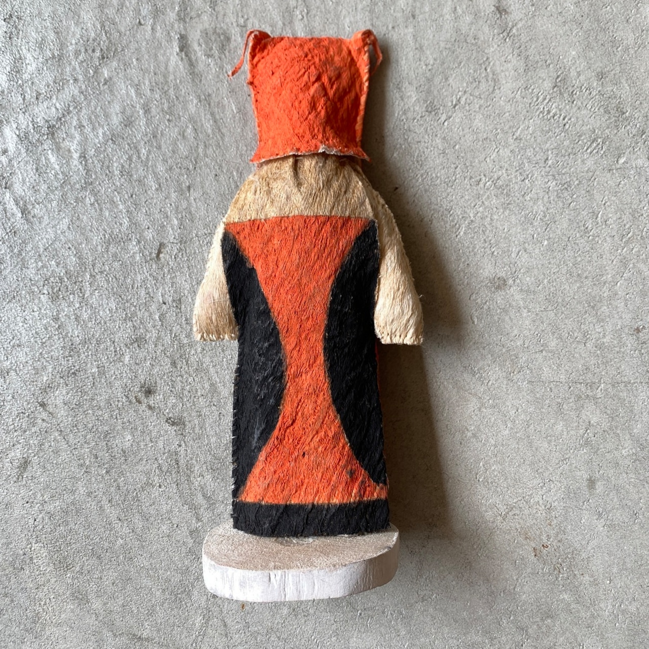 フォークアート 仮面の人形 フクロウ