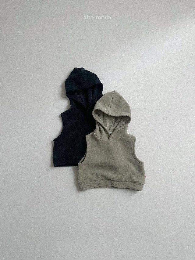 【予約】Snow Hooded Vest / minirobe