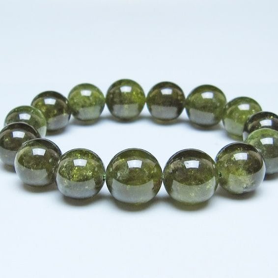 ツァボライト ブレスレット 13mm 一点物  111-49804