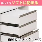 【幅120】カウンター キッチンカウンター 収納 炊飯器収納 (全2色)