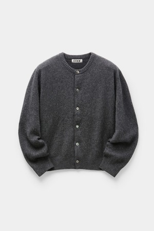 [COOR] Raccoon Crop Round Cardigan (Charcoal Gray) 正規品 韓国ブランド 韓国通販 韓国代行 韓国ファッション クール クーア クアー 日本 店舗