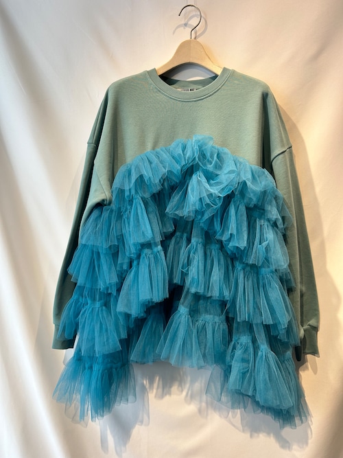 VIVIANO  tulle layered sweatshirts