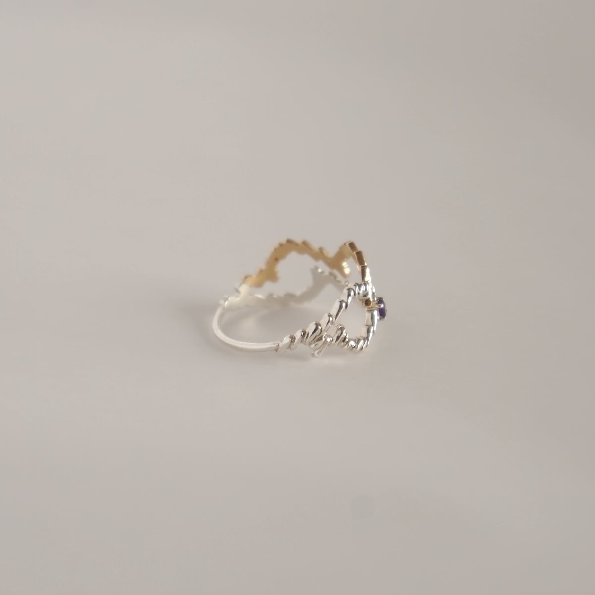 Aquarius 水瓶座 / Amethyst＞zodiac sign ring | MR-138 | KINARIYA