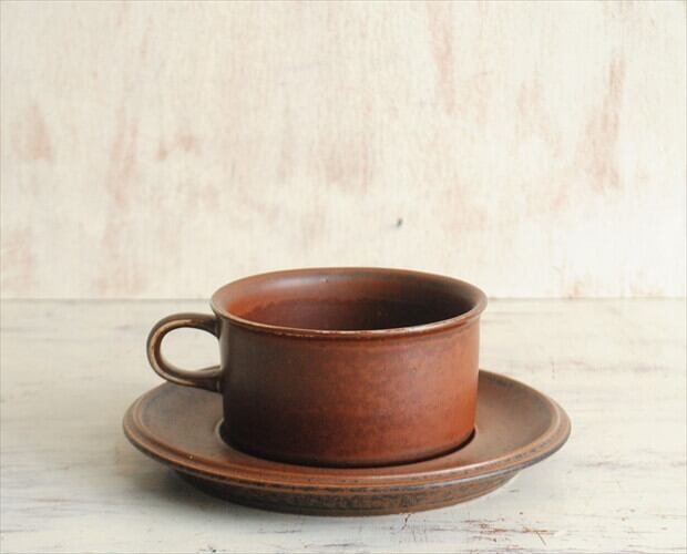 希少）北欧ヴィンテージ アラビア ARABIA ルスカ Ruska 花器・花瓶