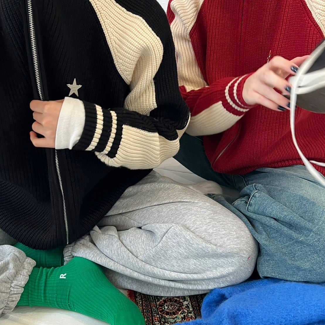 lanan select /ジップニットブルゾン_LN01747 ジップニットブルゾン_LN01747 | lanan(ラナン)