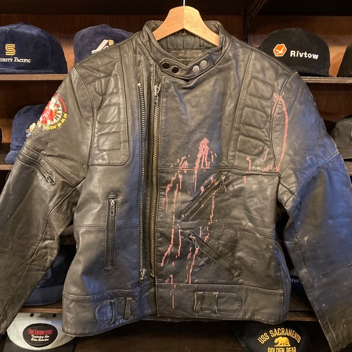 80s Blitish Leather Riders Jacket