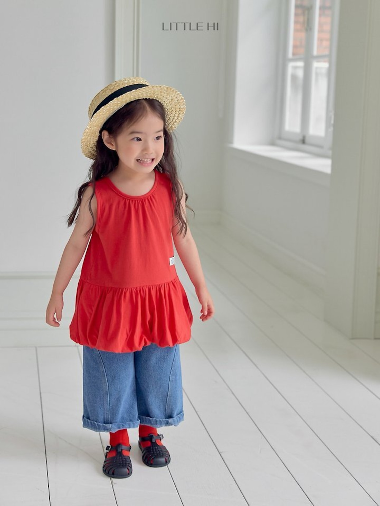 【取寄/韓国直送】LITTEL HI 26/SM ボンボンパンプキンワンピース|夏服|韓国子供服