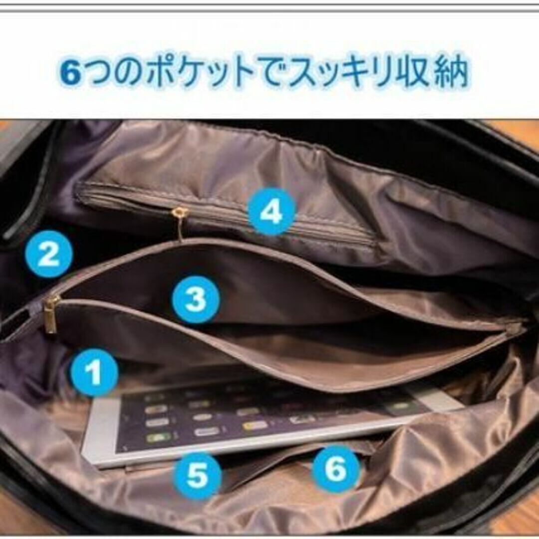 トートバッグ ワインレッド 大容量 A4サイズ対応 通勤通学 ビジネス