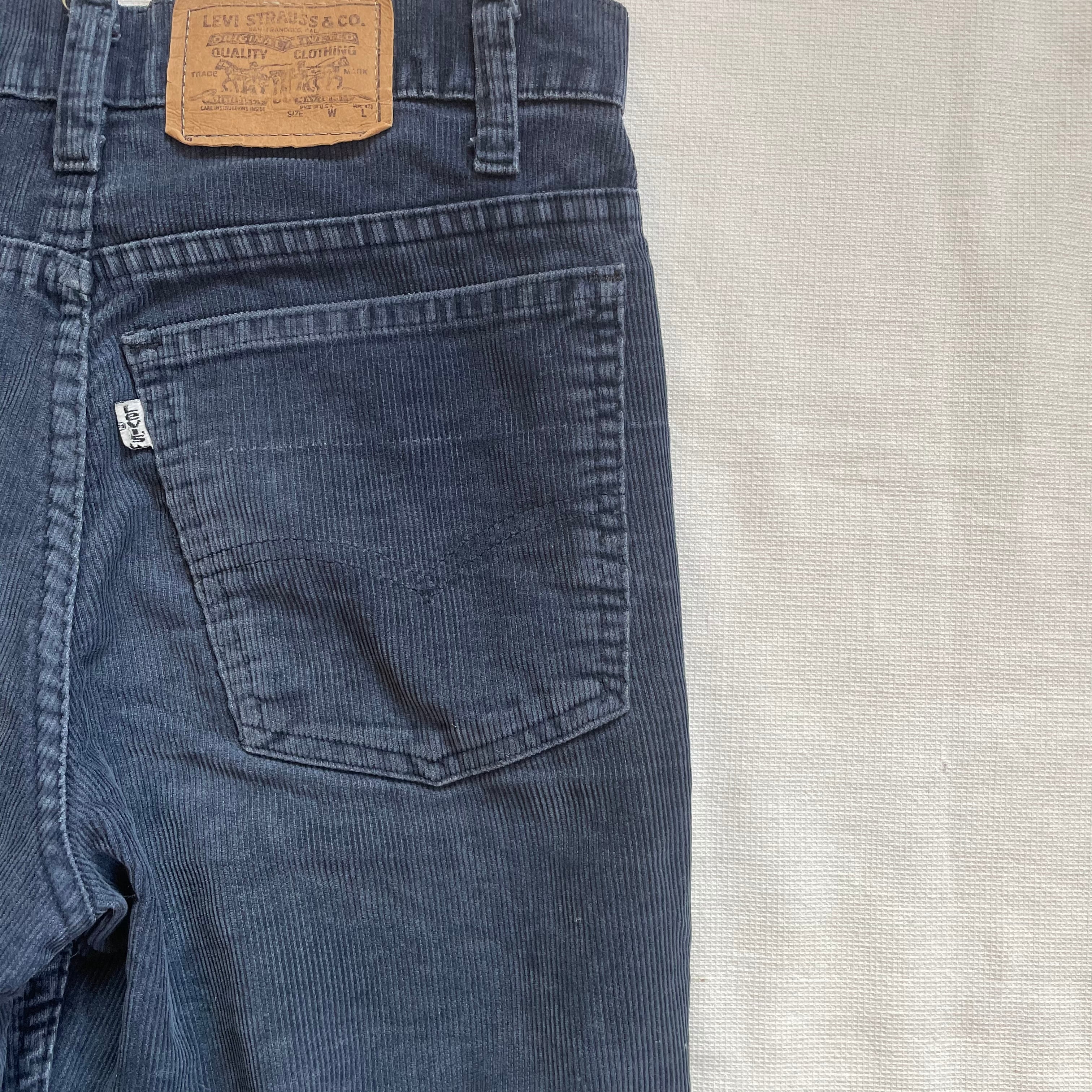 80s USA Levi's 719 corduroy W28 L29