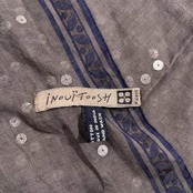 INOUI TOOSH イヌイトゥーシュ スパンコール コットン 大判 ストール /グレー系